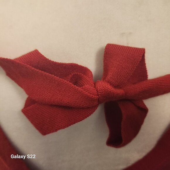 White House Black Market Red Sweater. NWT. Size LP and Medium - Picture 6 of 10